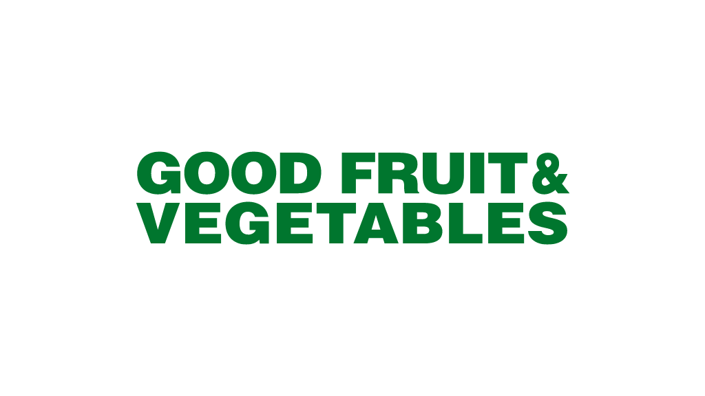 Good fruit and vegetables